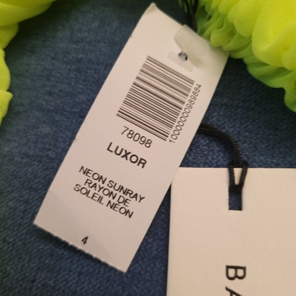 Babaton Neon Green Off-Shoulder Mini Dress - Picture 10 of 10